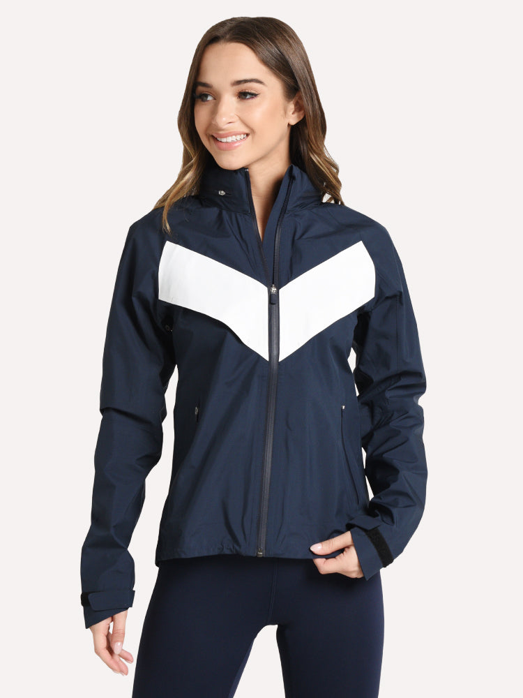 Tory Sport Women’s All-Weather Run Jacket - Saint Bernard