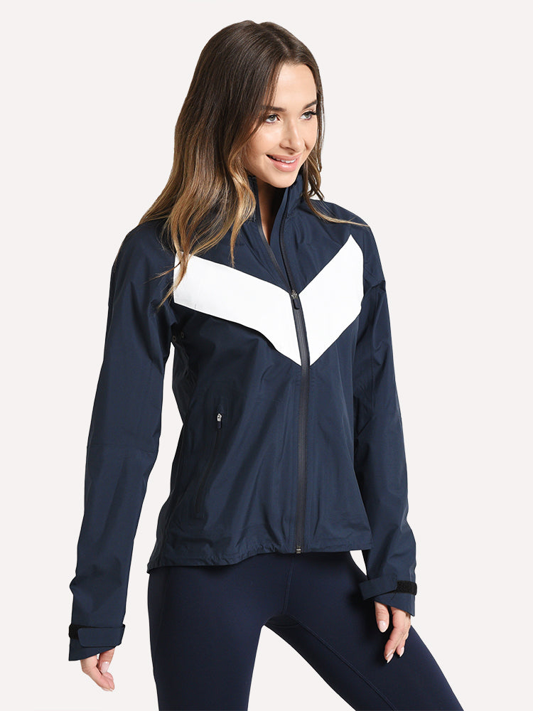 TORY SPORT ネイビー ジャケット Tory Sport Women's All-Weather Run Jacket – Saint Bernard