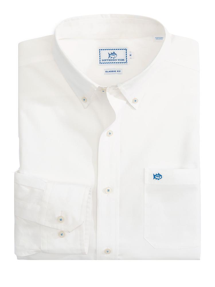 Southern Tide Sullivans Solid Classic Sport Shirt - Saint Bernard