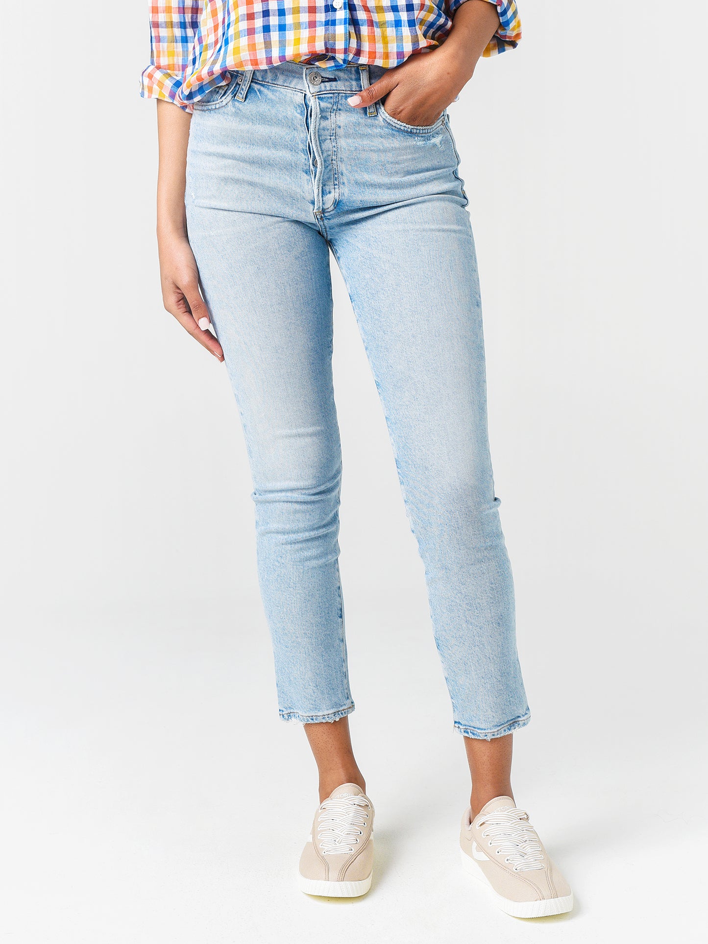 Citizens Of Humanity Women's Olivia High-Rise Slim Fit Jean - Saint Bernard