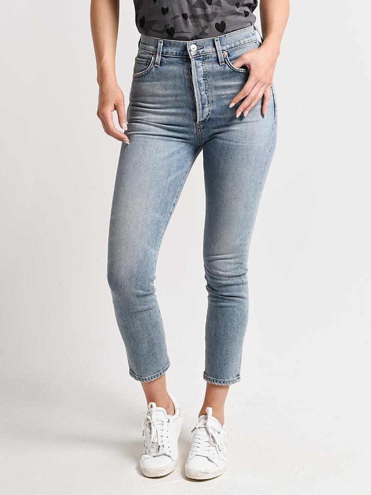 Citizens of Humanity Women's Olivia High Rise Slim Ankle Jean - Saint Bernard