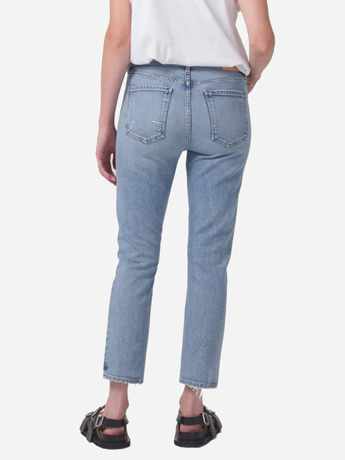 Citizens Of Humanity Women's Charlotte High Rise Crop Straight Jean