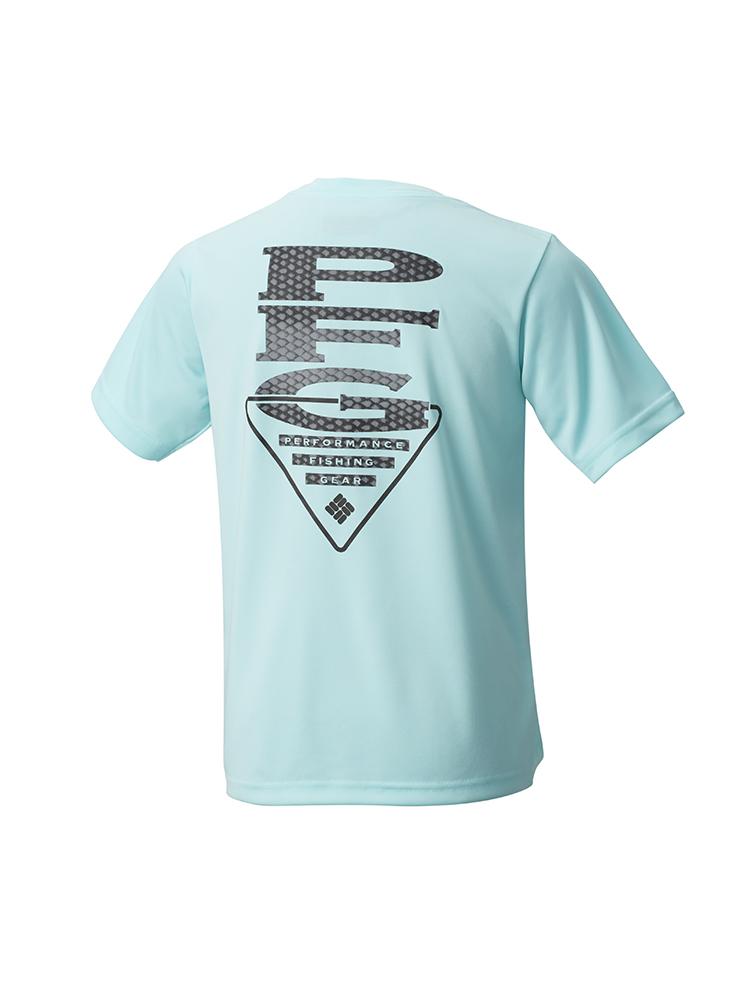 Columbia Boys' PFG Americana Scales Short Sleeve Shirt - Saint Bernard