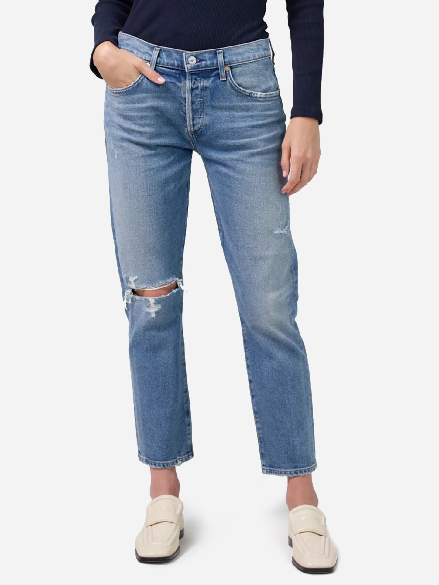 Citizens Of Humanity Women's Emerson Mid Rise Relaxed Jean - Saint Bernard