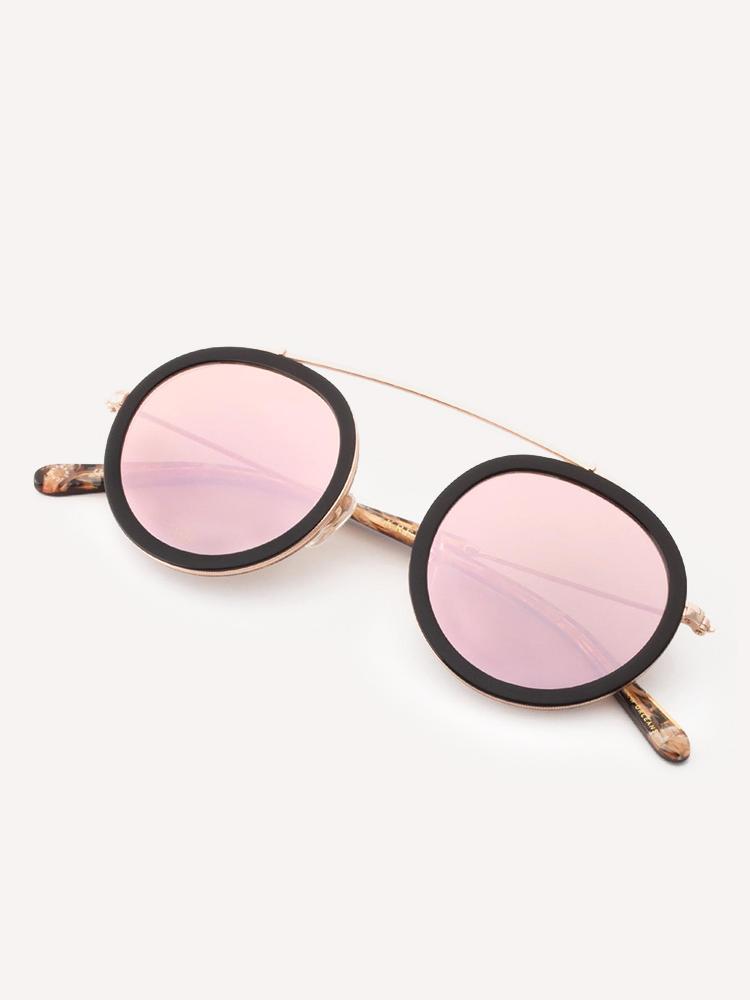 Krewe Conti Mystic Rose Gold Sunglasses – Saint Bernard display picture 2