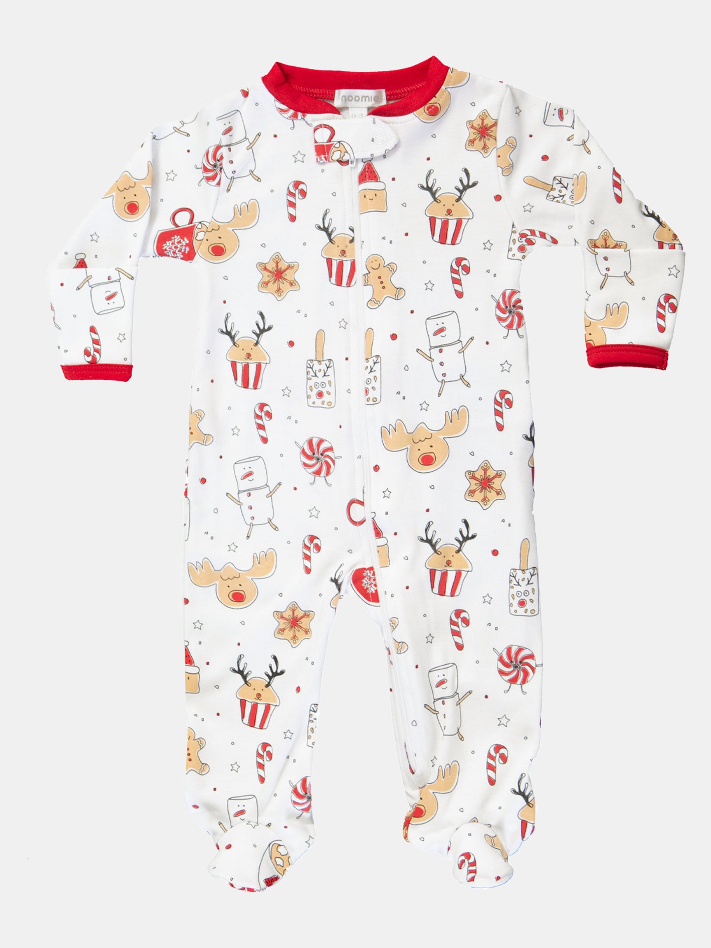 Baby Noomie Baby's Zipper Footie Pajama - Saint Bernard