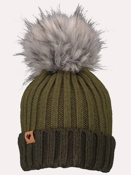 Obermeyer Women's Denver Faux Fur Pom Hat