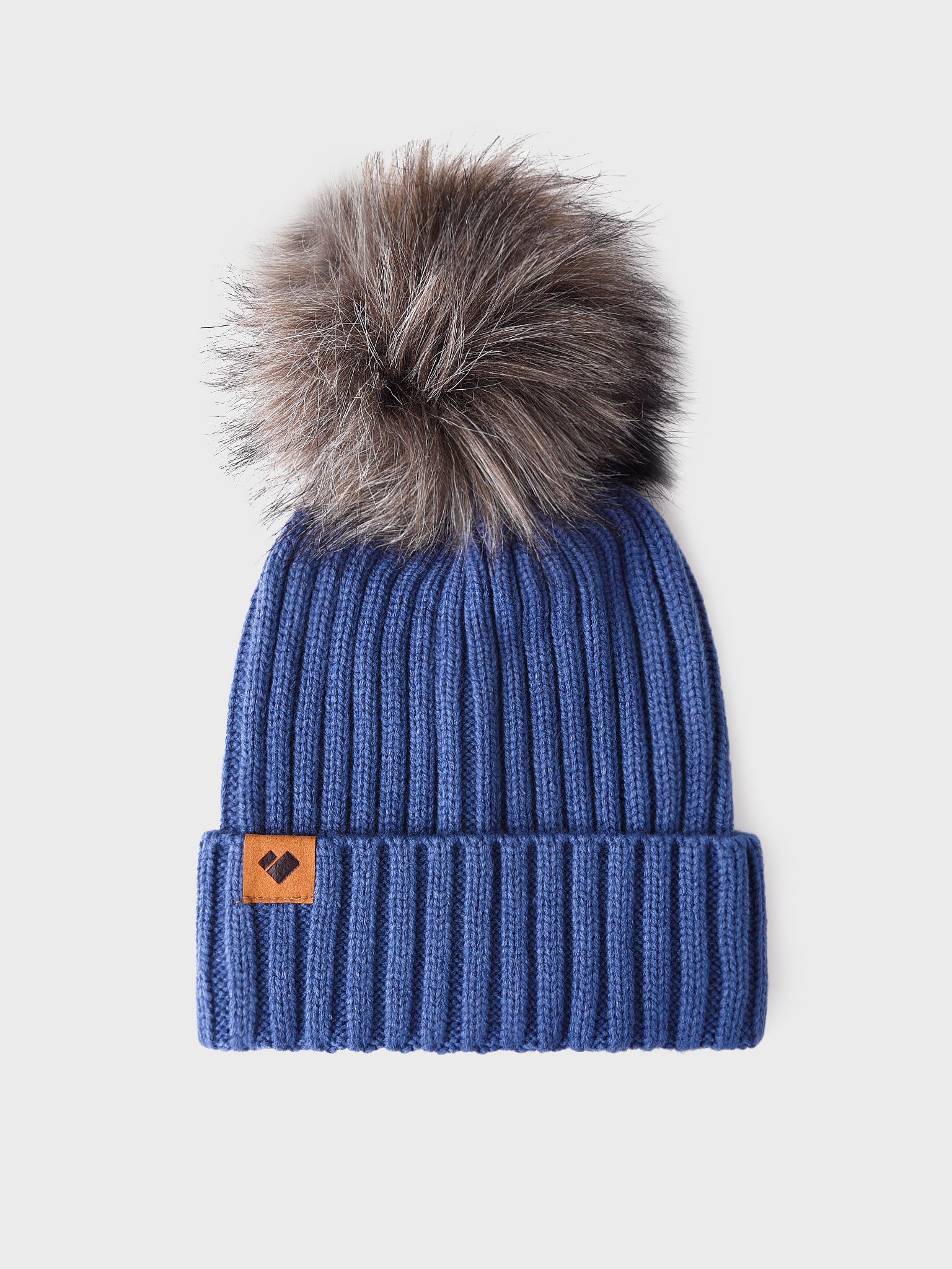 Obermeyer Denver Faux Fur Pom Beanie - Saint Bernard