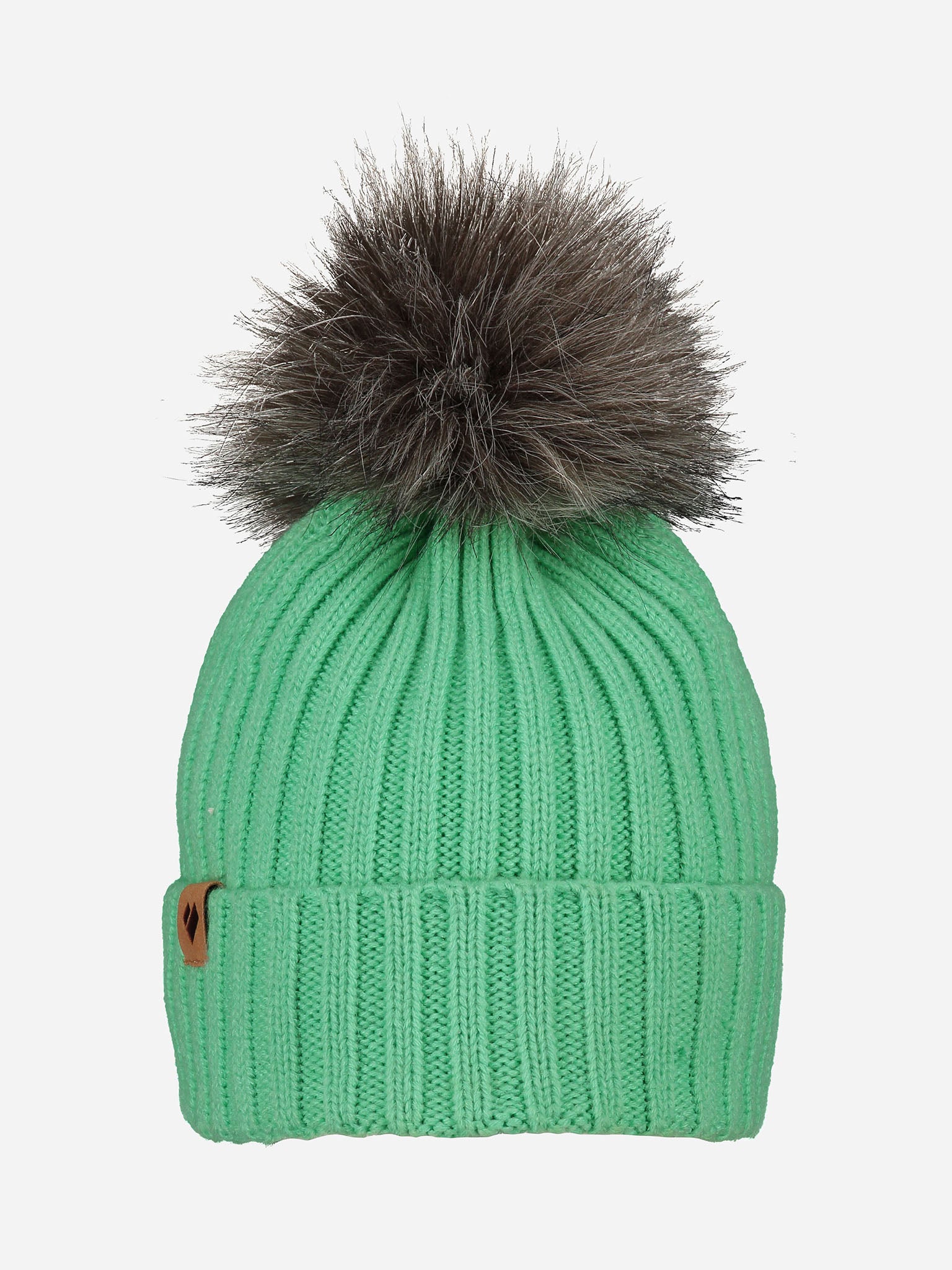 Obermeyer Denver Faux Fur Pom Beanie - Saint Bernard