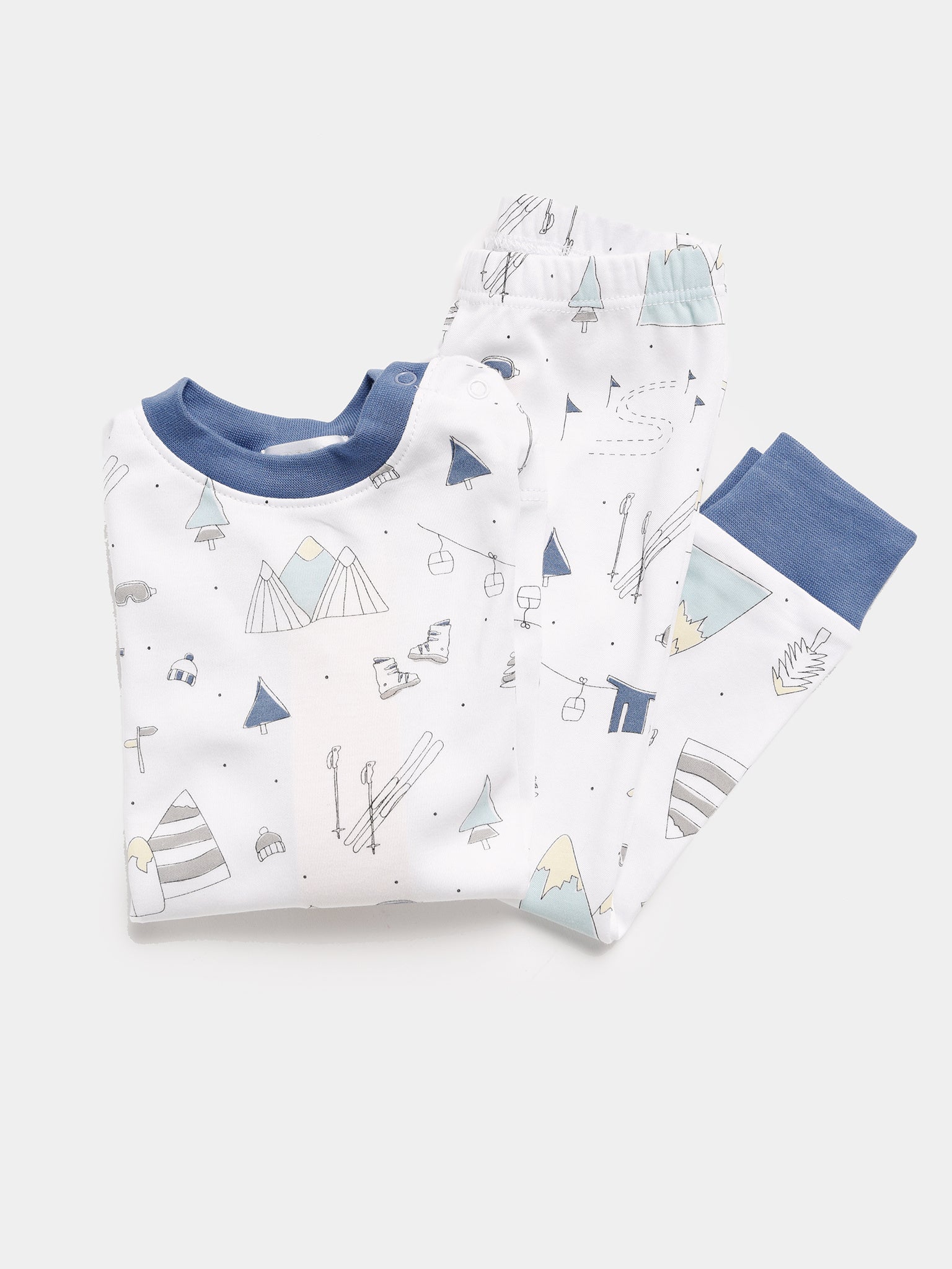 Baby Noomie Little Boys' Two-Piece Pajama Set - Saint Bernard