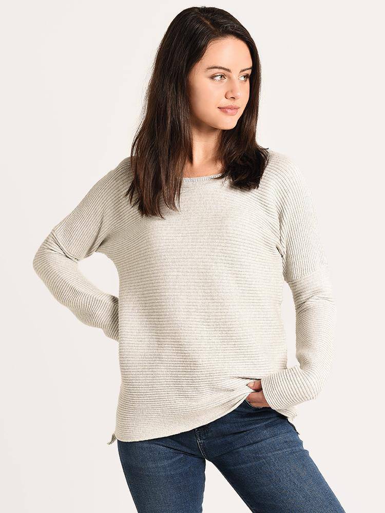 Project J Hi-Low Crew Sweater - Saint Bernard