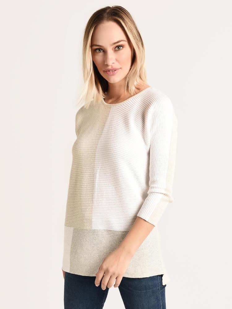 Project J Color Block Crew Sweater - Saint Bernard