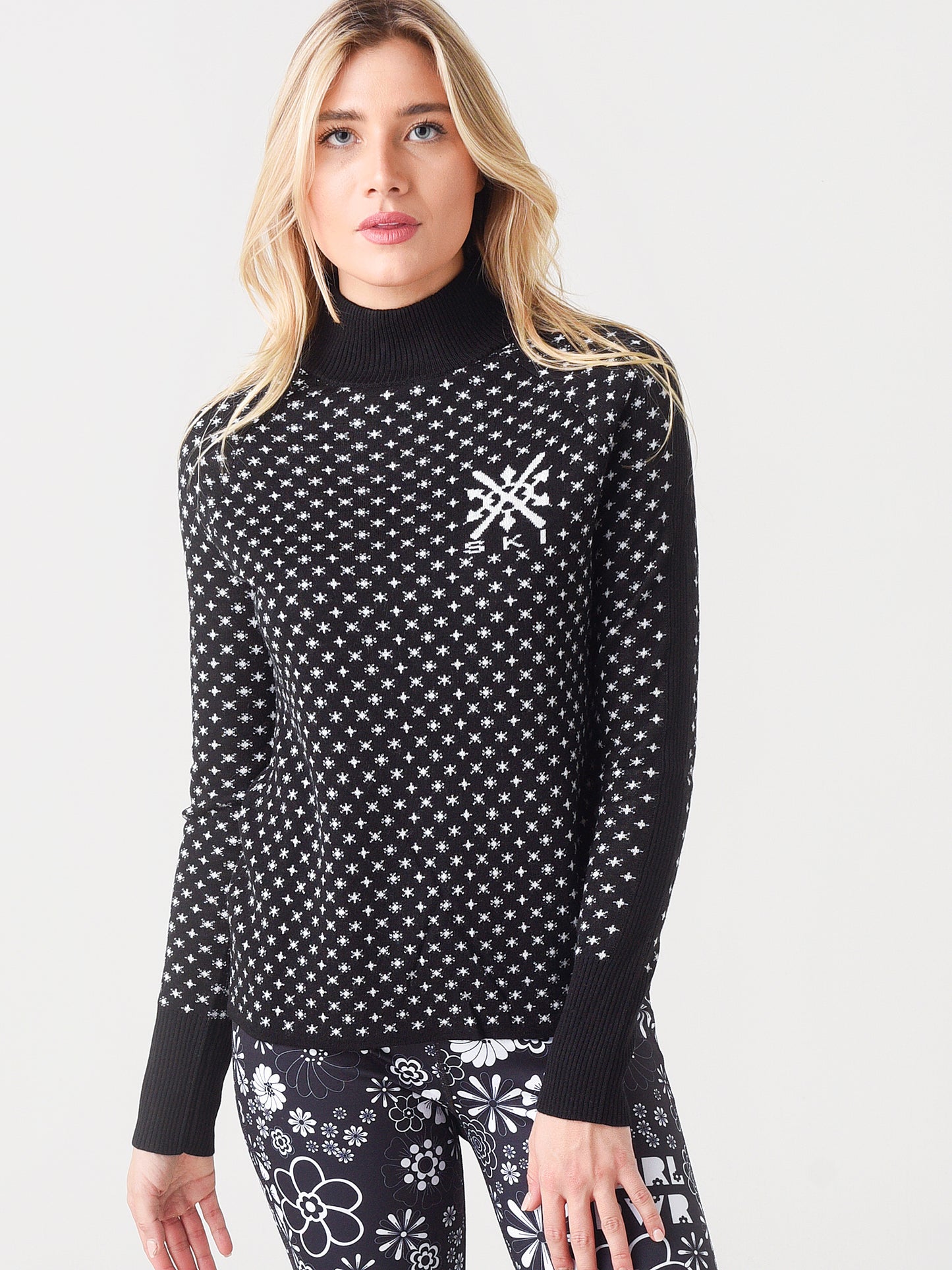 Krimson Klover Women's Showcase Mock Neck Sweater - Saint Bernard