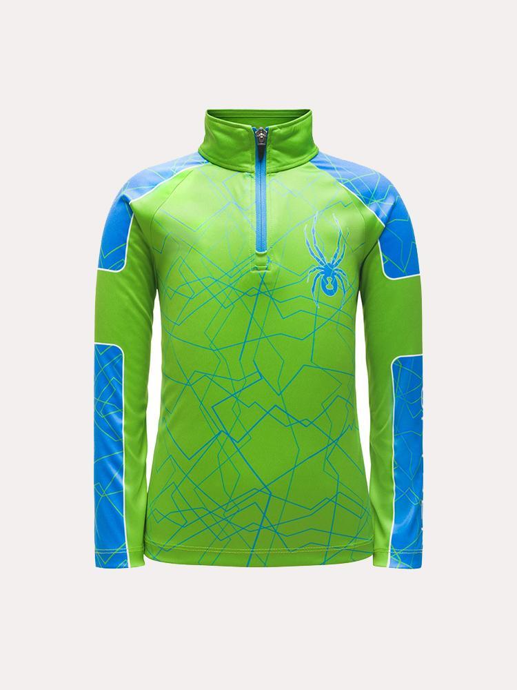 Spyder Little Boys' Limitless Challenger Zip T-Neck - Saint Bernard