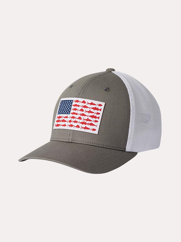 Columbia PFG Mesh Fish Flag Ball Cap - Saint Bernard