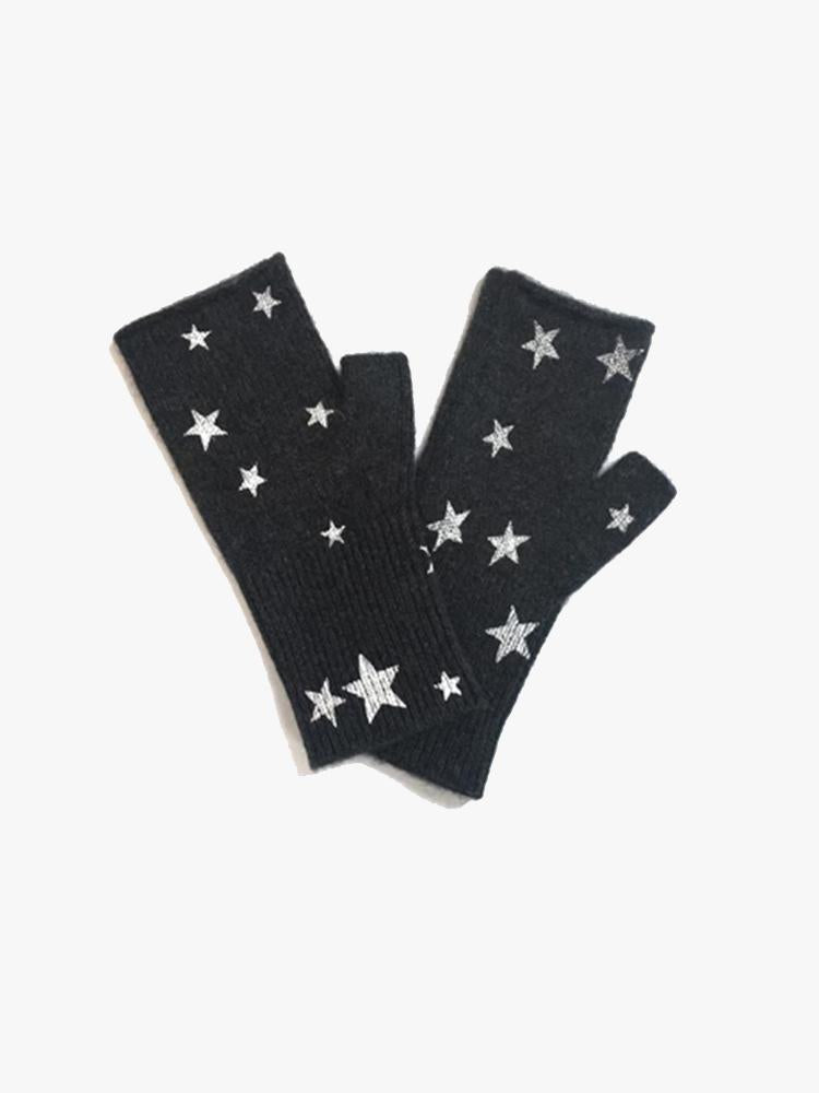 White + Warren Women's Printed Star Arm Warmer - Saint Bernard
