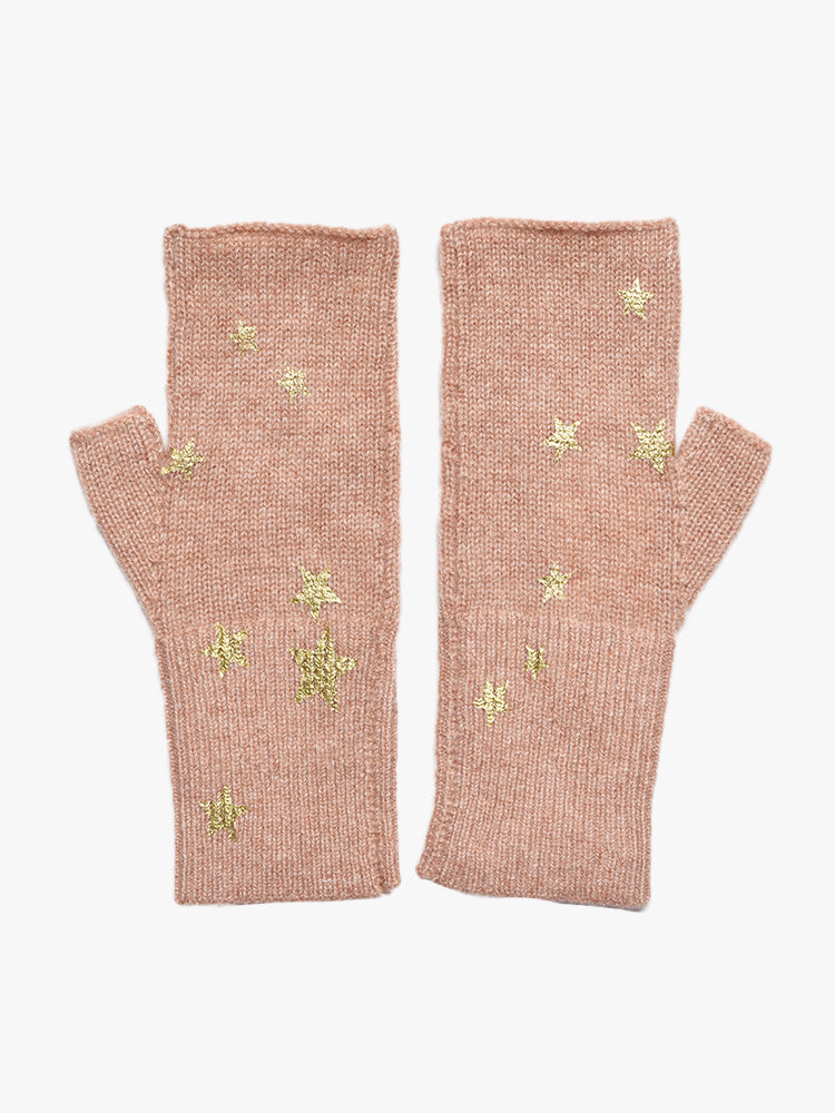 White + Warren Women's Printed Star Arm Warmer - Saint Bernard