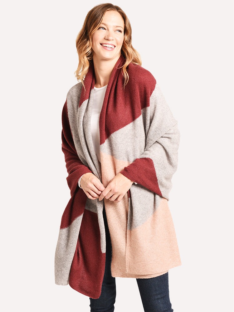 White +Warren Cashmere Exaggerated Star Travel - Saint Bernard