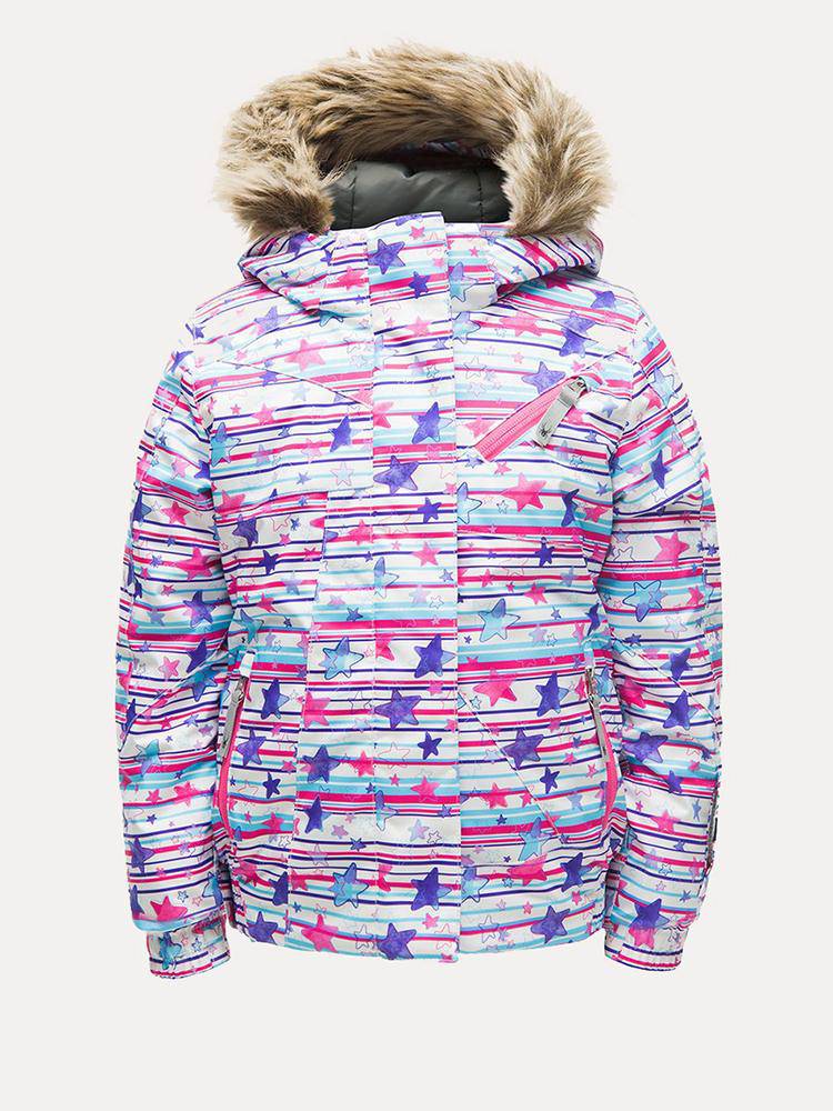 Spyder Little Girls' Bitsy Lola Jacket - Saint Bernard