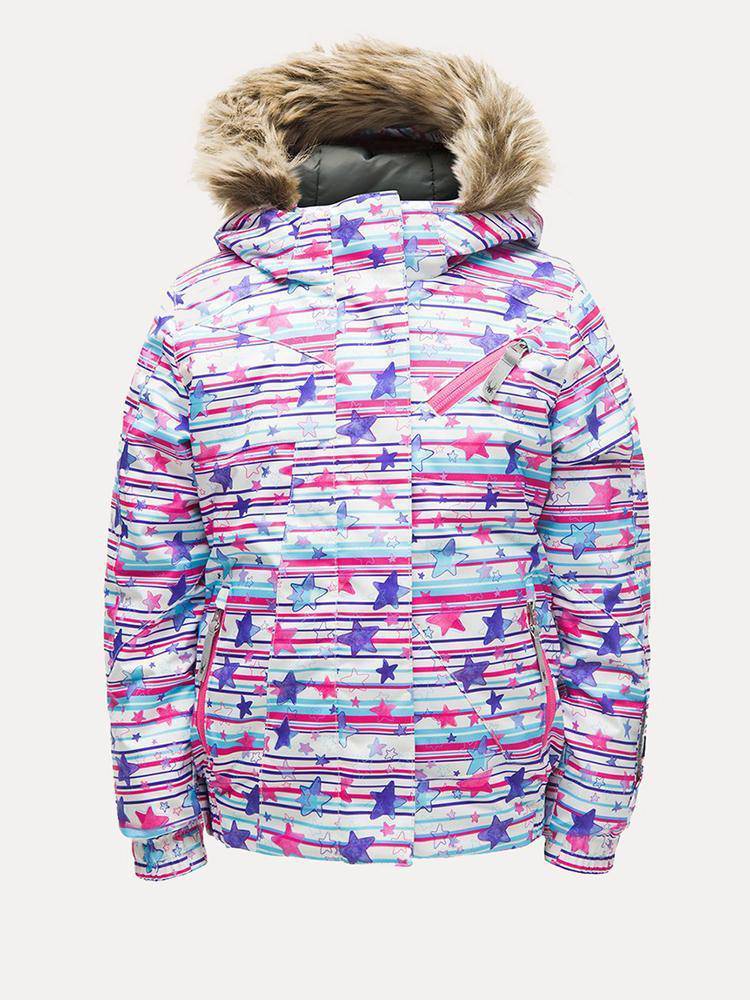 Spyder Little Girls' Bitsy Lola Jacket - Saint Bernard