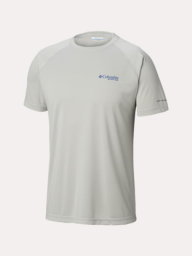 Columbia Men's Terminal Tackle Heather Short Sleeve Shirt - Saint Bernard