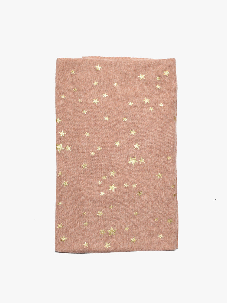 White + Warren Women’s Printed Star Scarf - Saint Bernard