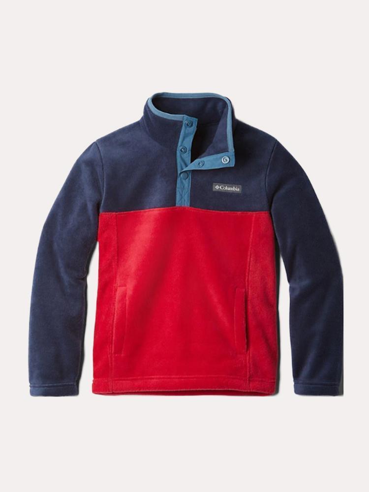 Columbia Kids' Steens Mountain 1/4 Snap Fleece Pull-Over - Saint Bernard