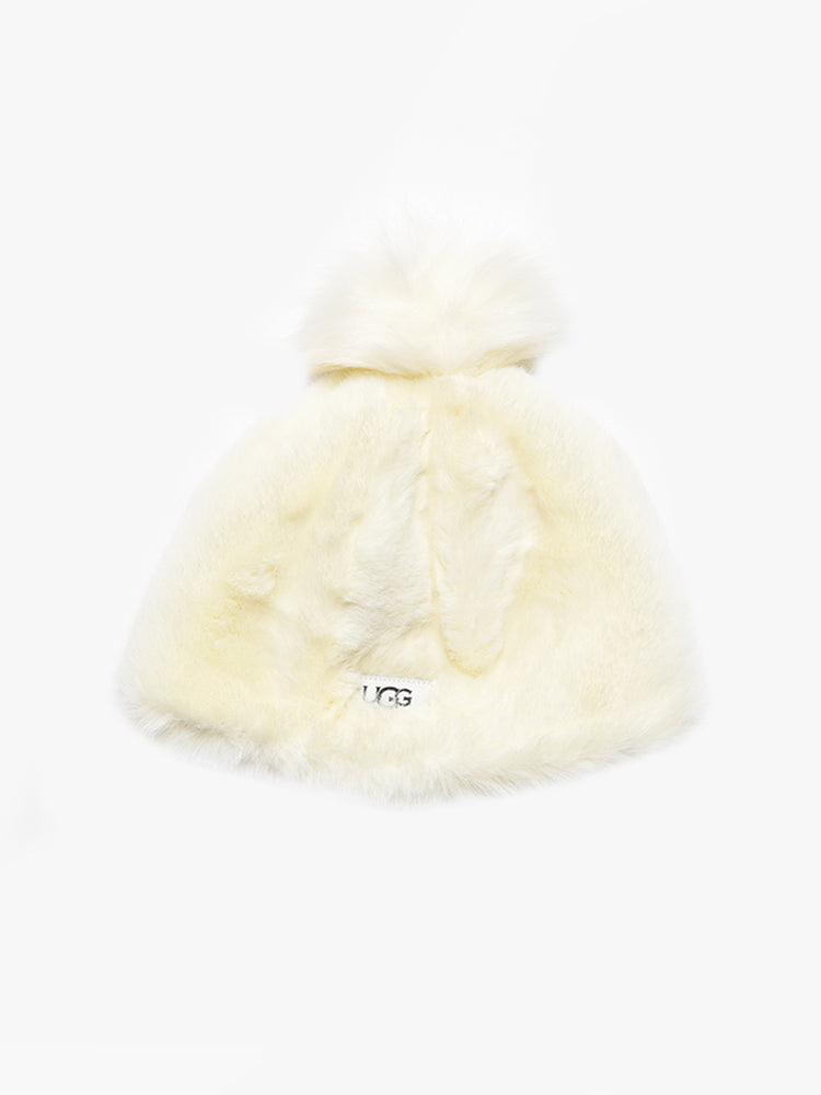Ugg Kids' Faux Fur Beanie with Pom - Saint Bernard