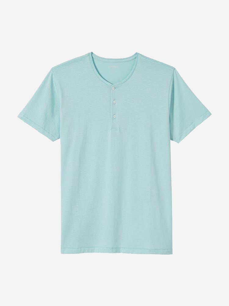 Bonobos Refined Short Sleeve Henley - Saint Bernard