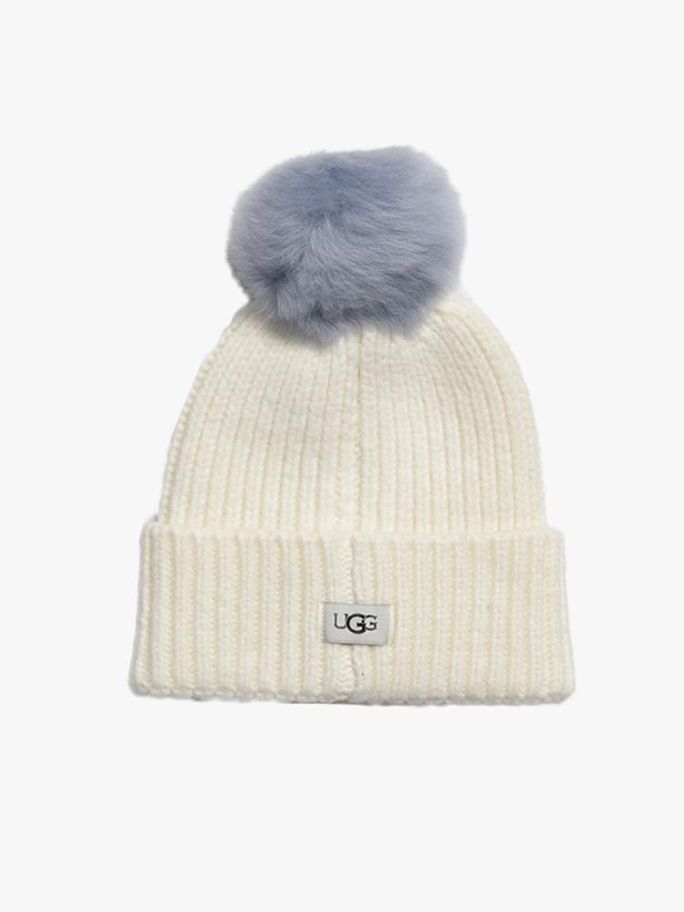 Ugg Women's Rib Beanie With Pom - Saint Bernard