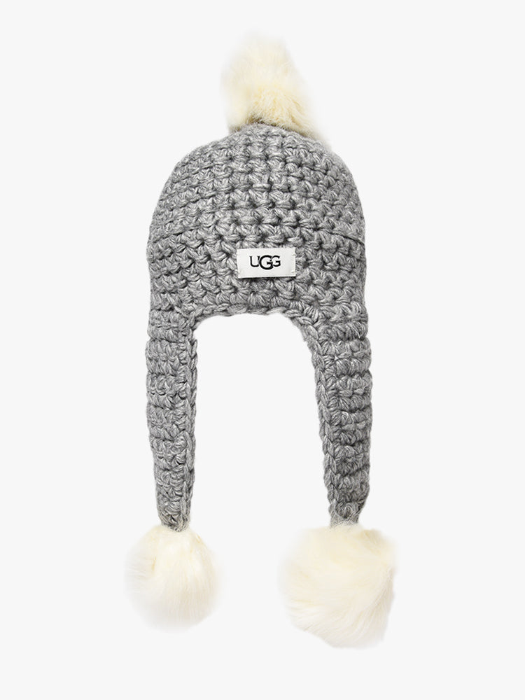 Ugg Women's Chunky Knit Trapper With Poms - Saint Bernard
