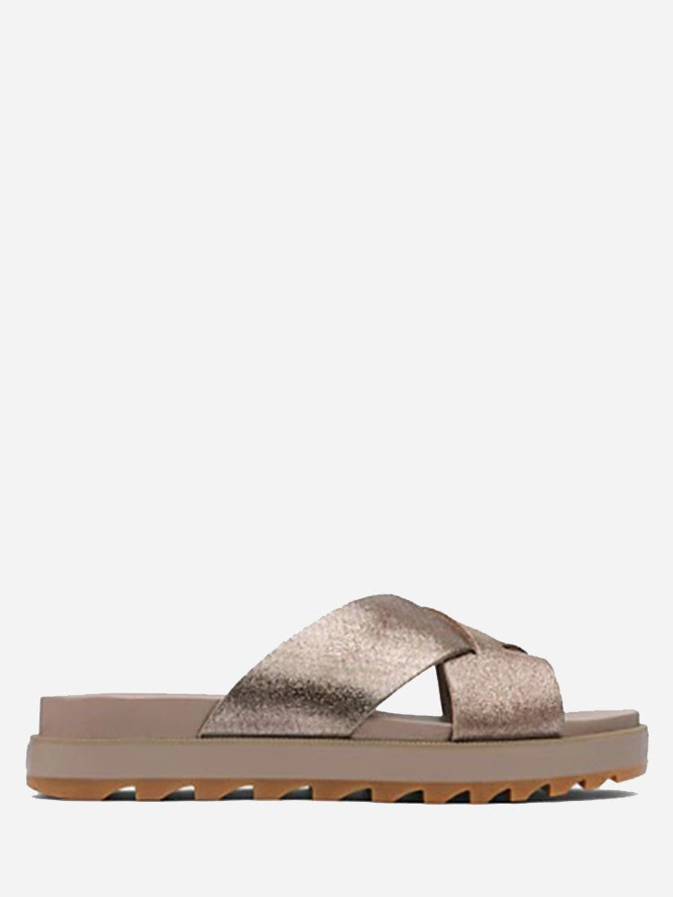 Sorel Women's Roaming Criss-Cross Slide - Saint Bernard