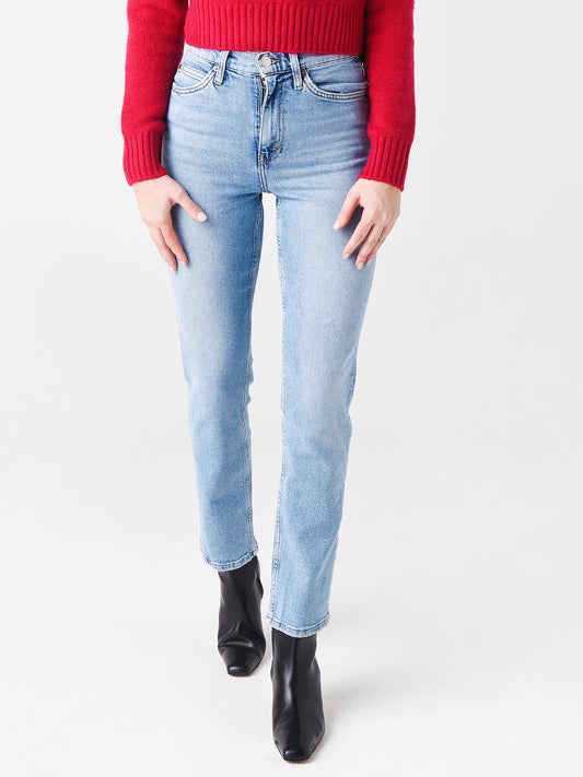 Re/Done Women's Comfort Stretch 70s Straight Jean