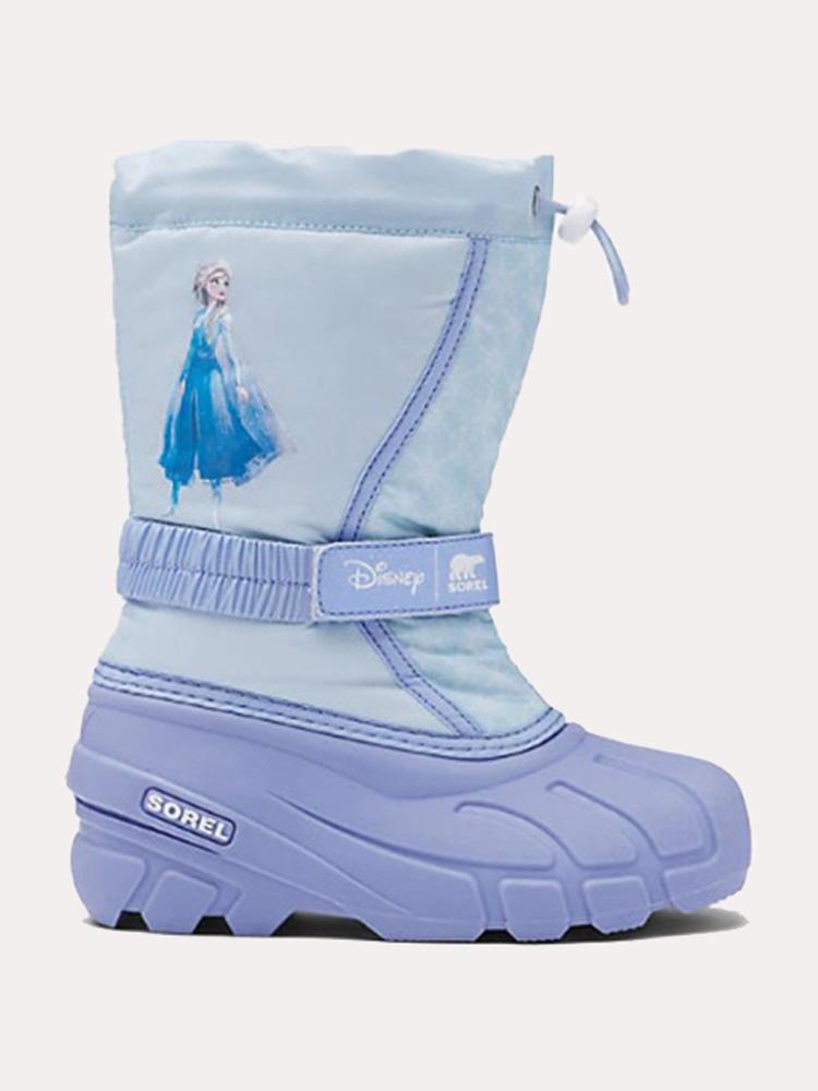 Sorel Little Girls' Disney x Sorel Flurry Frozen 2 Elsa Snow Boot - Saint Bernard