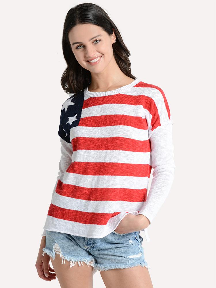 Project J Women's Flag Sweater - Saint Bernard