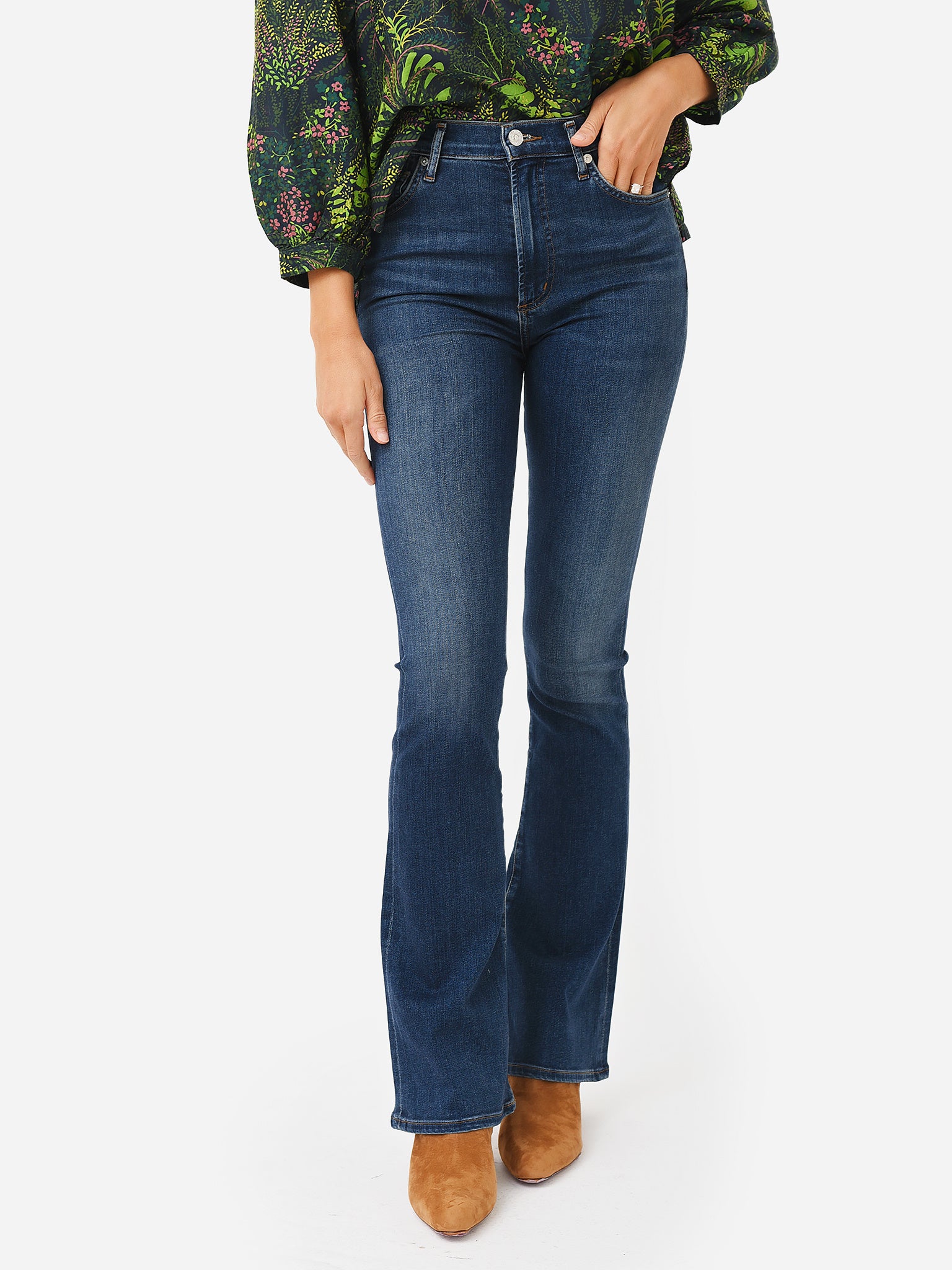 Citizens Of Humanity Women's Lilah High Rise Bootcut Jean - Saint Bernard