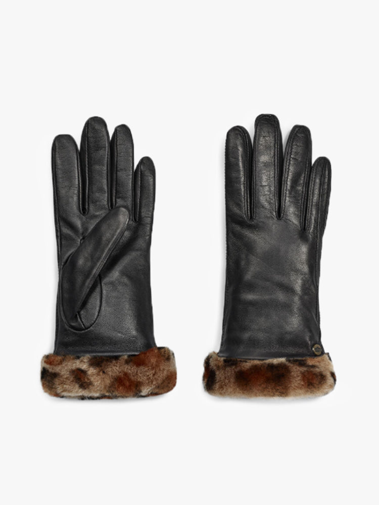 UGG Women’s Classic Leather Shorty Tech Glove - Saint Bernard
