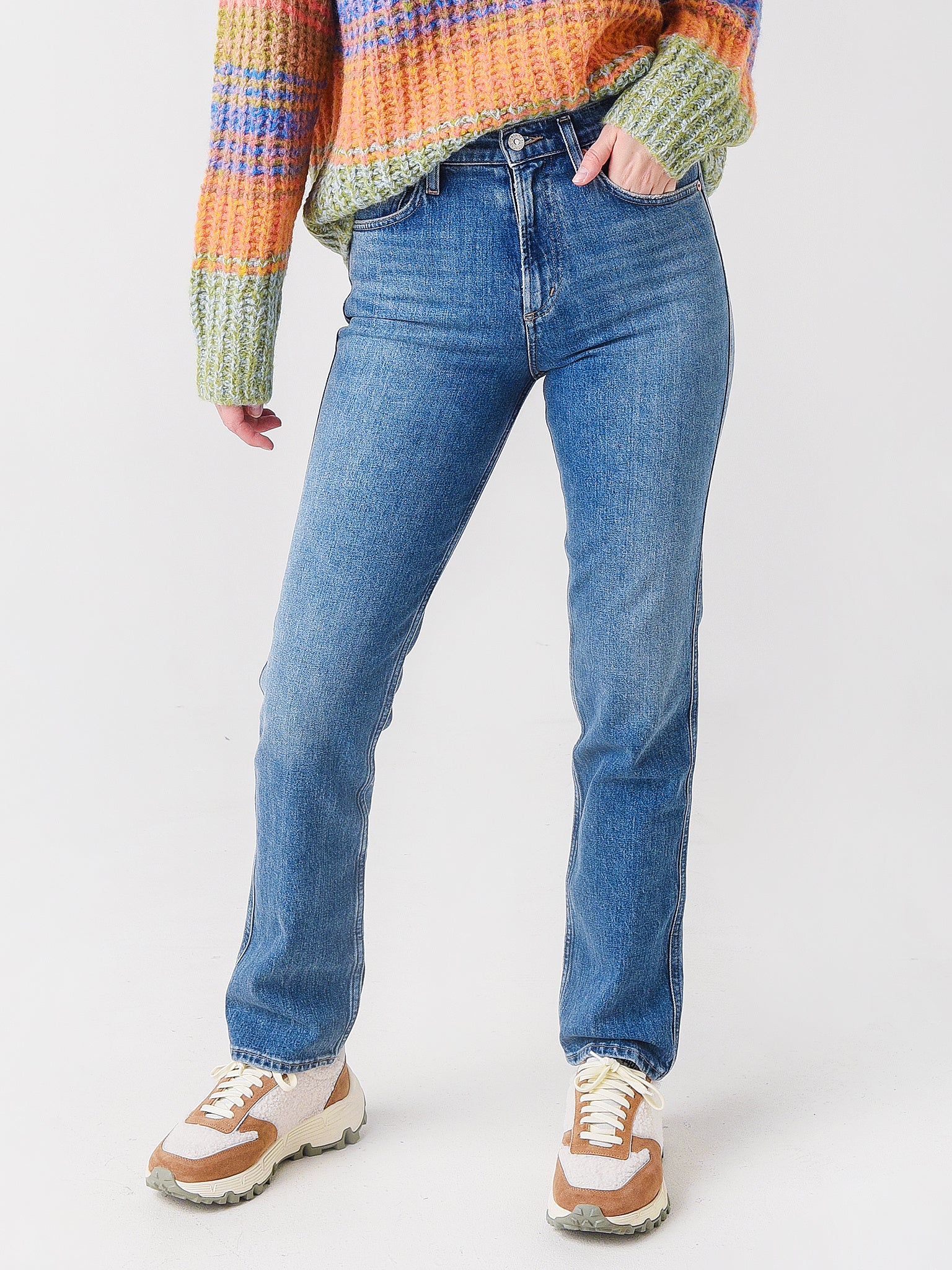 Citizens of Humanity Women's Daphne in Shadow Bloom - Saint Bernard