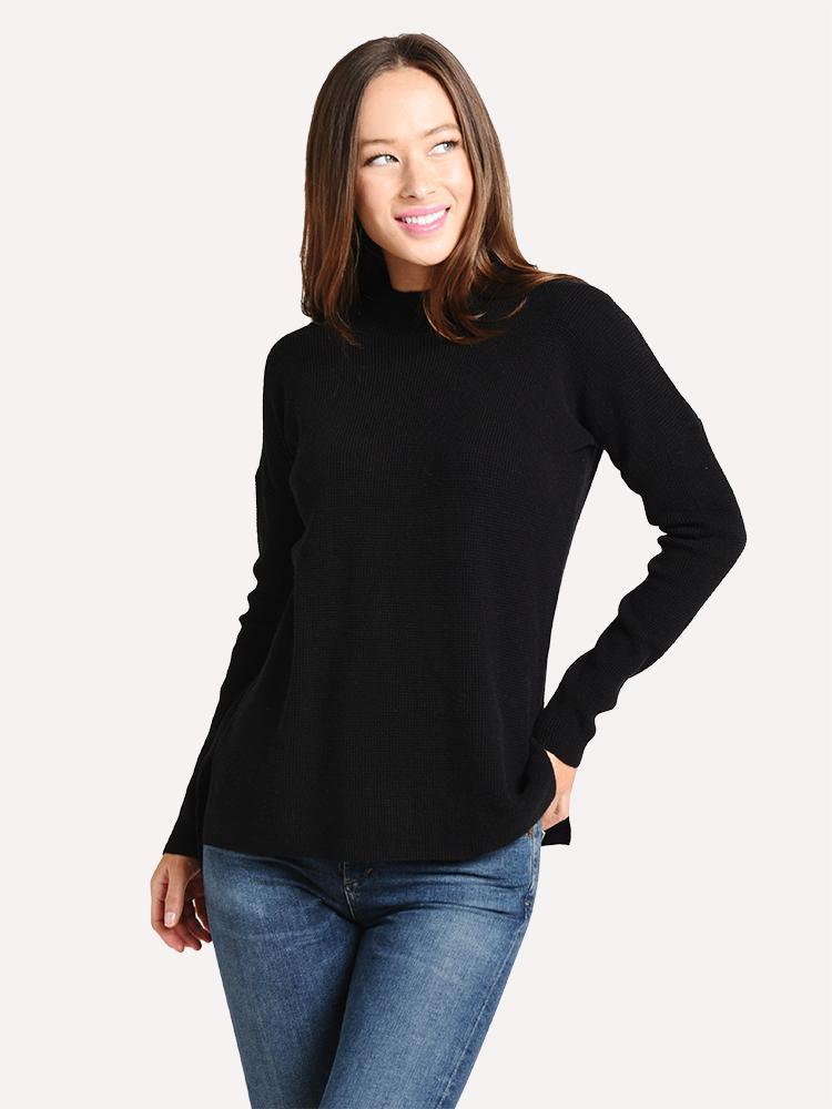 Project J Women's Hi-Low Funnel Neck Sweater - Saint Bernard