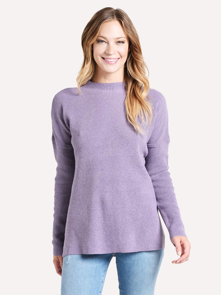 Project J Women's Hi-Low Funnel Neck Sweater - Saint Bernard