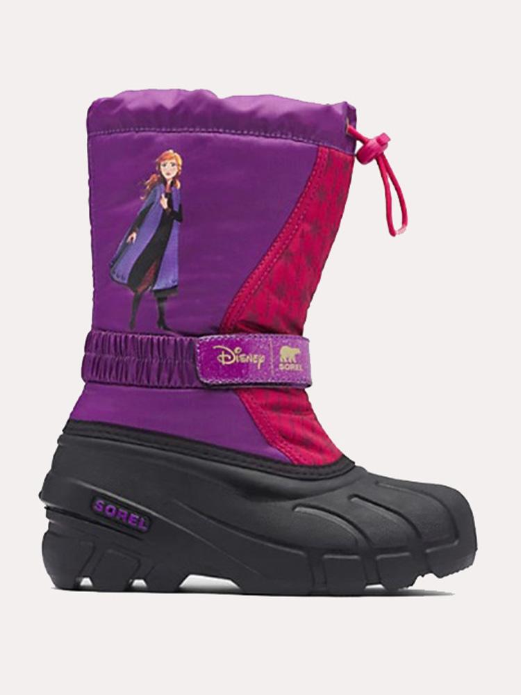 Sorel Little Girls' Disney x Sorel Flurry Frozen 2 Anna Snow Boot - Saint Bernard