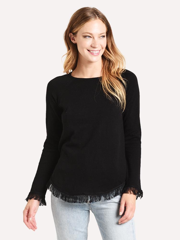 Project J Frayed Shirt Tail Top - Saint Bernard