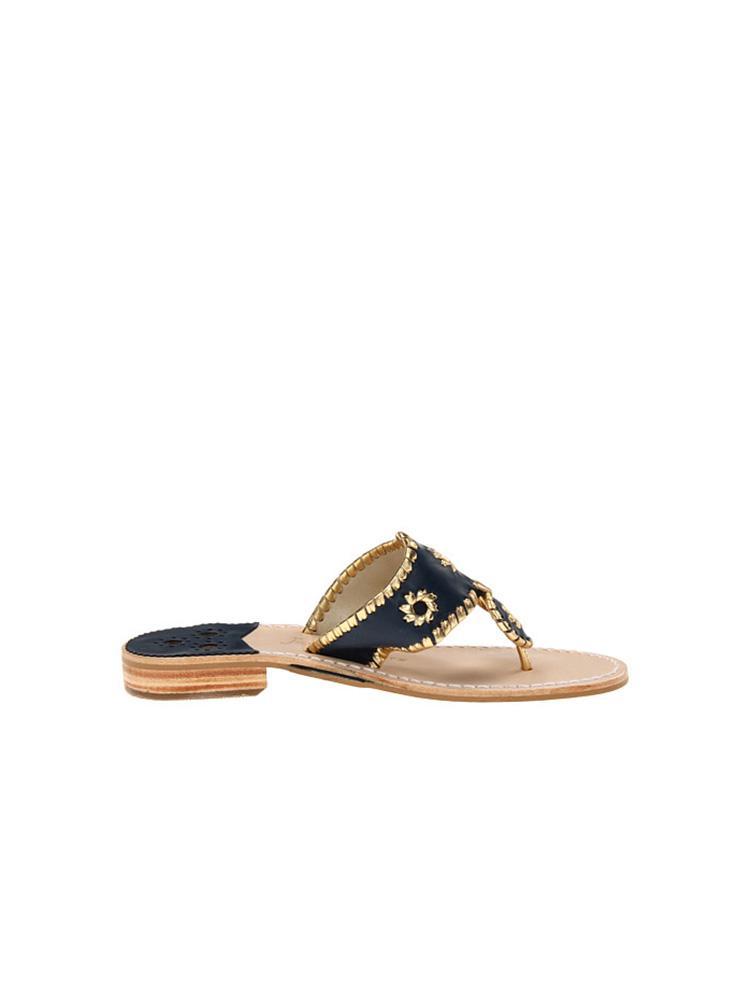 Jack Rogers J.M.R.MGMT. Women's Nantucket Gold Sandal - Saint Bernard
