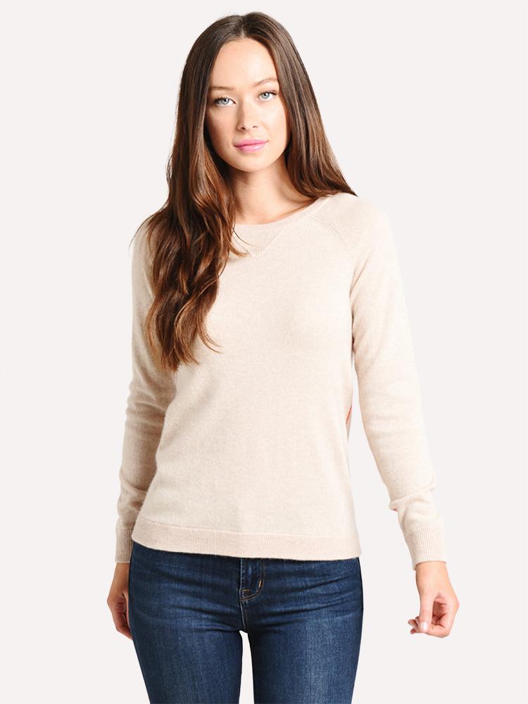 Project J Women's Contrast Stitch Sweatshirt - Saint Bernard
