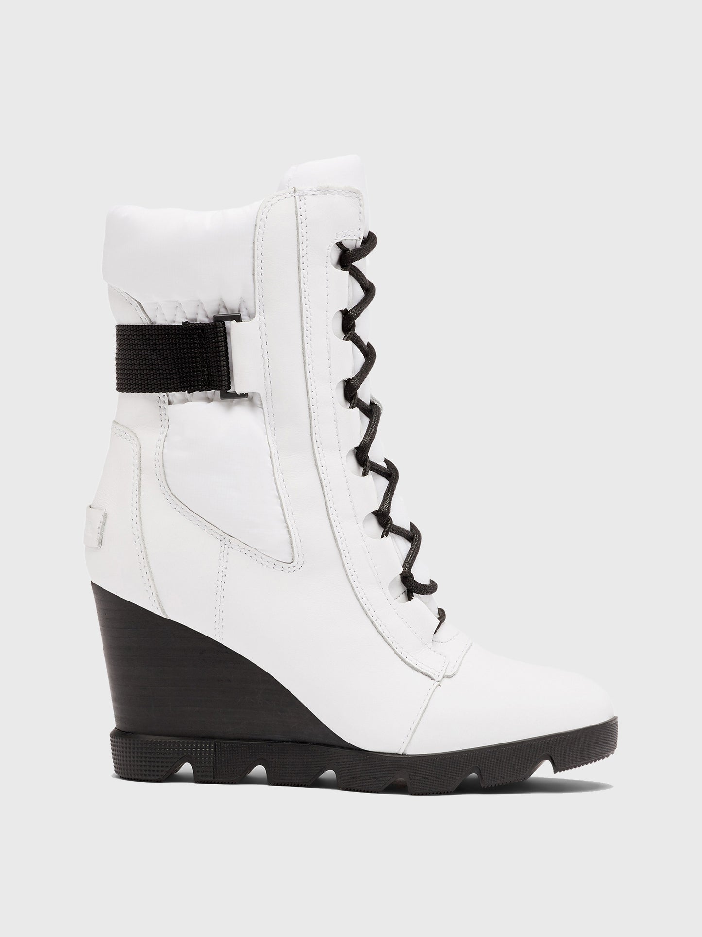 Sorel Women's Joan Uptown Mid Lace Wedge Boot - Saint Bernard