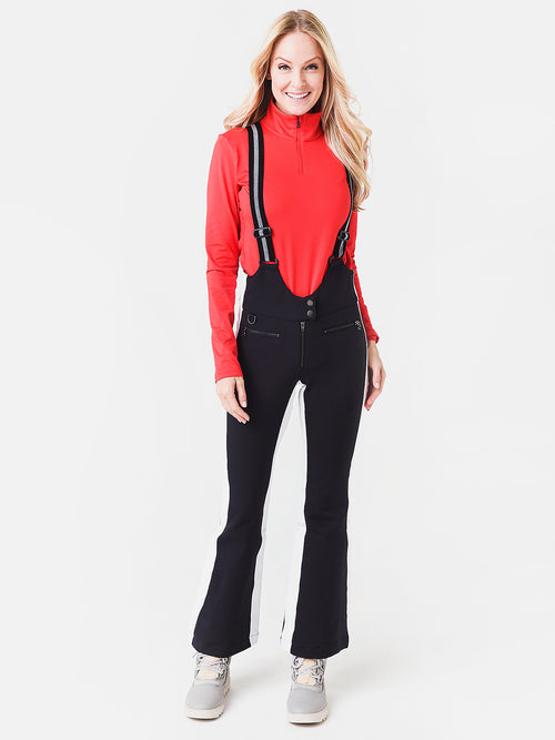 Erin Snow Women's Kris Suspender Stripe Pant in Eco Racer