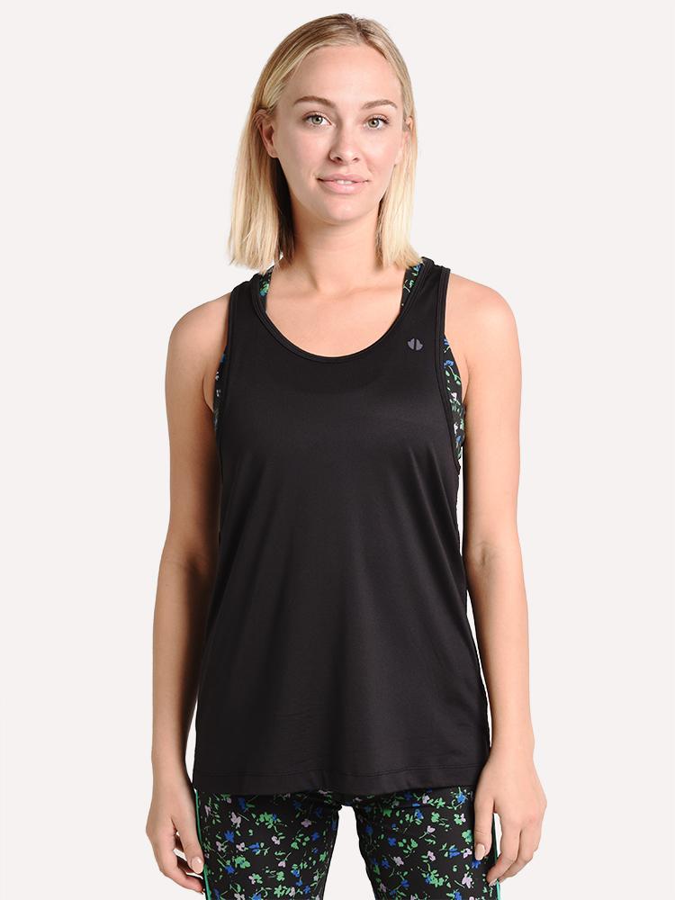 Thrive Societe Netted Racer-Back Tank - Saint Bernard