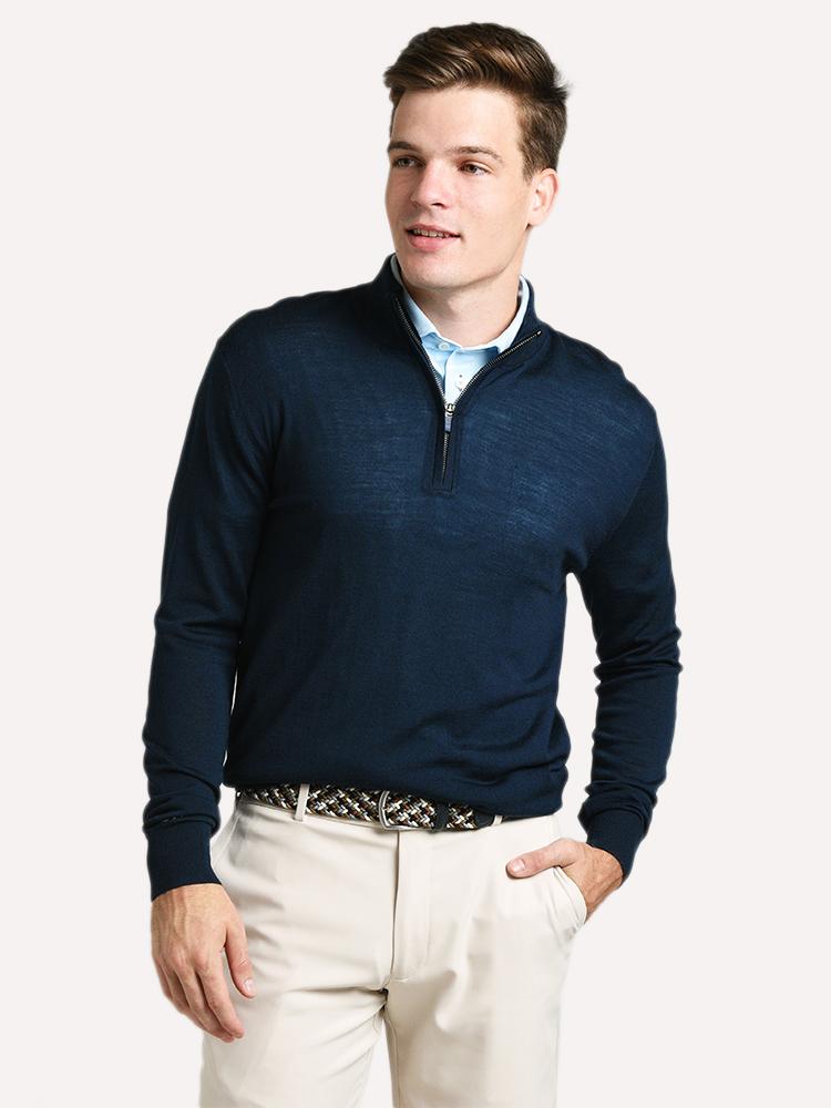 Stitch Commuter Merino Pullover - Saint Bernard
