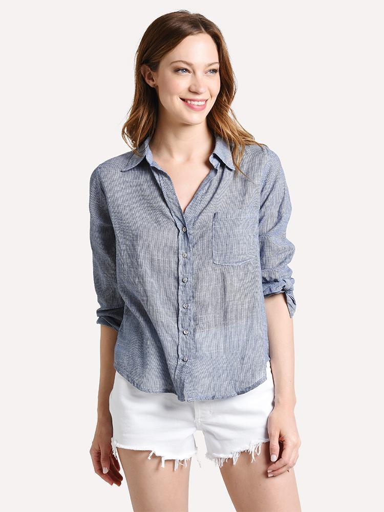 Heartloom Veda Top Fog - Saint Bernard
