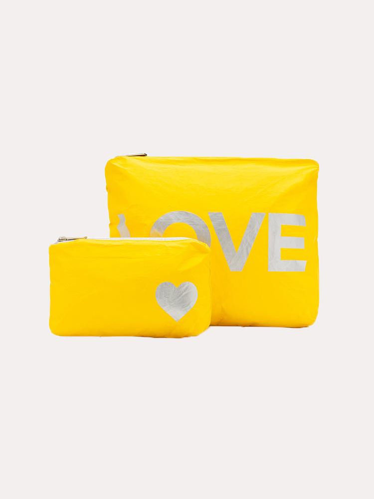 Hilovetravel Set Of Two Packs Aspen Gold Silver Love